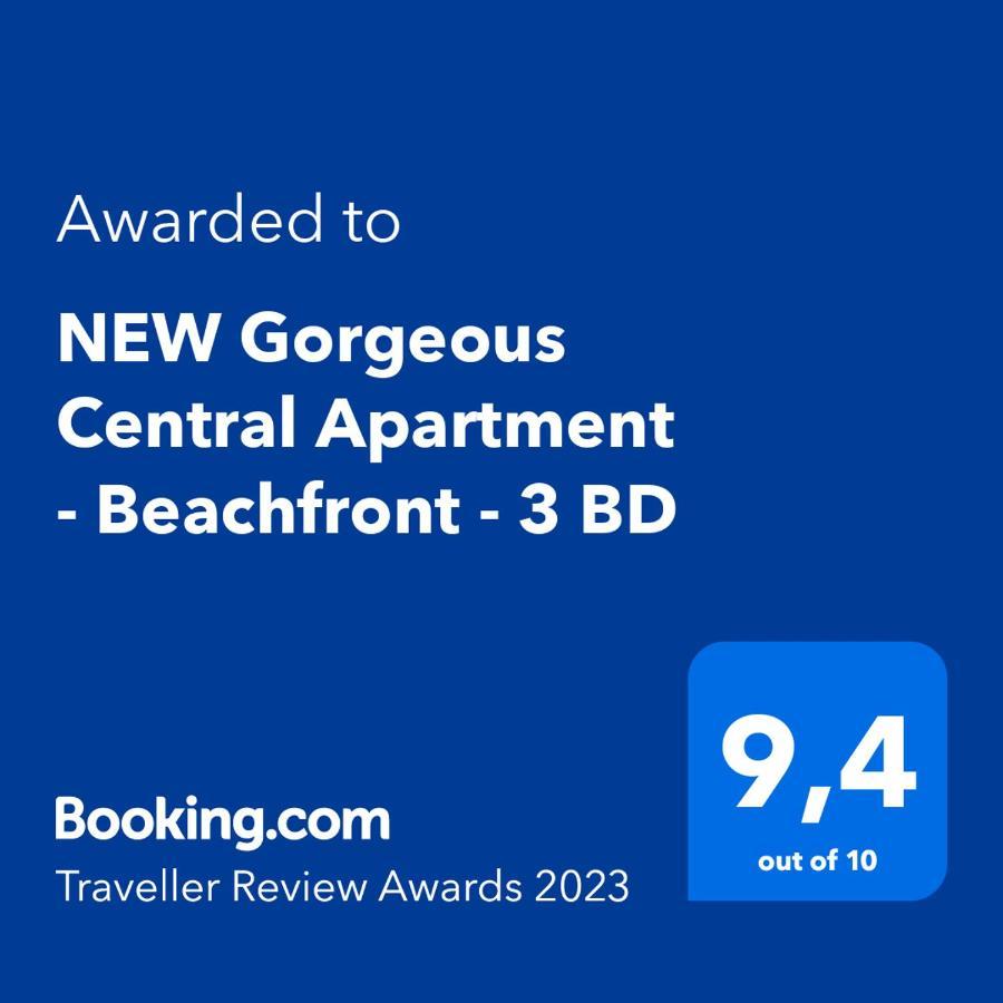 New Gorgeous Central Apartment - Beachfront - 3 Bd San Sebastián Exteriör bild